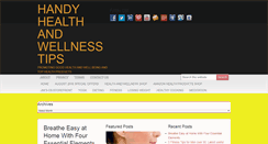 Desktop Screenshot of learnhandyhealthandwellnesstips.com