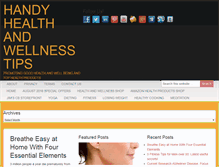 Tablet Screenshot of learnhandyhealthandwellnesstips.com